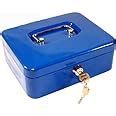 ashley bb-cb112 8-inch metal cash box with 2 keys|Ashley BB.